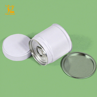 Personalisierte Logo Weiße Matcha-Tee Luftdichte Blechdose Umweltfreundliche Kleine Metallpulverdosen mit Schraubverschluss OEM/ODM 20g 30g 50g für Lebensmittel