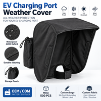 Housse de protection personnalisée pour port de charge de véhicule électrique, imperméable, protection contre la pluie et la neige, tissu Oxford, housse de protection pour prise de charge de véhicule, OEM ODM