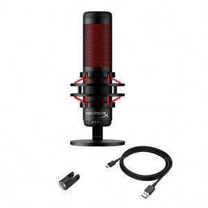 Microphone de jeu à condensateur à électret multi-motifs USB <span class=keywords><strong>Hyper</strong></span> <span class=keywords><strong>X</strong></span> <span class=keywords><strong>QUADCAST</strong></span> avec support antichoc anti-vibration - Product Image 5