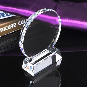 Wholesaler Glass Sunflower Trophy Wholesale Crystal Glass Trophy Globe Excellence Award for Sports