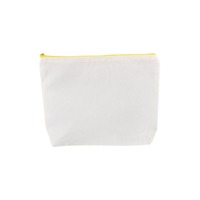 Trousse à crayons en toile personnalisable grande capacité avec fermeture éclair, organiseur universel de cosmétiques et sac de maquillage