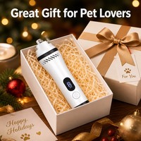 Meule diamantée de qualité supérieure, haute dureté, rechargeable, pour le soin des griffes des chiens et des chats, finition lisse et arrondie, outil de soin des pattes
