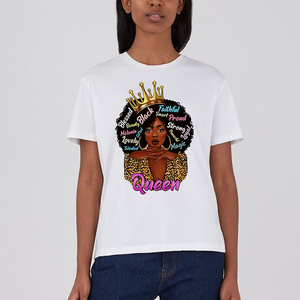<span class=keywords><strong>Vinilo</strong></span> Termotransferible DTF Negro con Diseño <span class=keywords><strong>de</strong></span> Reina, Listo para Imprimir en Camisetas - Product Image 6