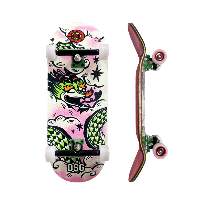 Pack De 12 Finger Skateboards Con Patrones Aleatorios – Monopatines De Dedo Antideslizantes Para Fiestas Y Regalos