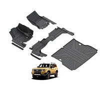 Tapis de sol pour OLIVER Land Cruiser Prado LC250 5D TPE avec logo/design graphique et ensemble multi-pièces