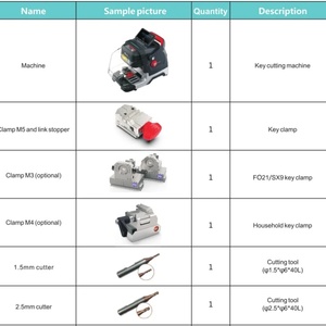 Cho Xhorse Cá Heo XP-005L Xp005l Xp005 XP-005 (Cá Heo II) <span class=keywords><strong>Key</strong></span> Máy Cắt Với Xhorse Xdkr00gl <span class=keywords><strong>Key</strong></span> Reader - Product Image 4