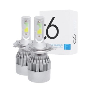 ไฟหน้า LED Dingcheng H4 Bi-Beam ขนาด 9.6 ซม. สีขาว-น้ำเงิน 6000-8000k ตัวเรือนอลูมิเนียมสำหรับรถยนต์ - Product Image 3