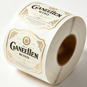 Étiquettes de vin personnalisées en feuille d'or, autocollants de bouteille de luxe gaufrés et autocollants pour spiritueux, whisky, <span class=keywords><strong>champagne</strong></span> - Product Image 2