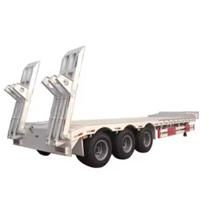 Semirremolque de Plataforma Baja para Excavadora de 80 Toneladas, Remolques de Camión de Alta Calidad - Product Image 1