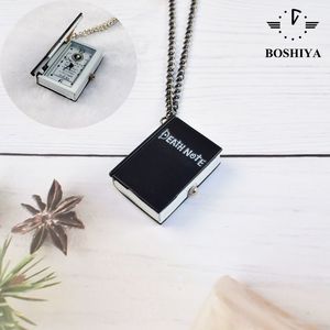 Reloj de Bolsillo de Cuarzo con Colgante de Cadena de Collar Antiguo de Anime Japonés, Diseño de <span class=keywords><strong>Death</strong></span> Note, para Hombre y Mujer - Product Image 5