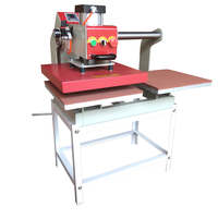 Presse à Chaud Pneumatique Semi-Automatique Double Station pour T-shirts 40x50cm 40x60cm, Plaque d'Impression Neuve