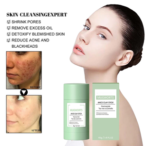 Etiqueta privada Limpieza profunda Purificante Mascarilla de barro Té verde Acné <span class=keywords><strong>Arcilla</strong></span> Mascarilla Stick Volcano Roll <span class=keywords><strong>Arcilla</strong></span> Mascarilla <span class=keywords><strong>para</strong></span> la cara - Product Image 2