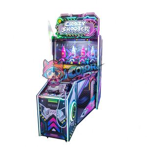 Machine de jeu de tir aux bouteilles à monnayeur pour un joueur, nouvelle conception, colorée, pour parc d'attractions - Product Image 5