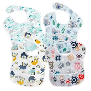 Baby Bib Infant, Waterproof, Washable, Stain and Odor Resistant, 6-24 Months Polyester Baby Bib