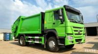 Nouveau camion compacteur de déchets diesel manuel Euro 2, capacité 10-12 mètres cubes, véhicule de collecte des déchets, moteur 6x4
