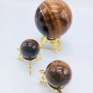 All'ingrosso sfere di cristallo di alta qualità naturale occhio di tigre sfera di pietra cristallo curativo <span class=keywords><strong>per</strong></span> la decorazione - Product Image 2