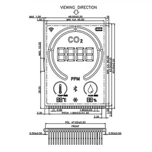 เครื่องตรวจวัดคุณภาพอากาศ เซ็นเซอร์ Co2 เครื่องวัด Co2 เครื่องตรวจจับการรั่วไหลของเครื่องปรับอากาศในรถยนต์ เครื่องตรวจจับคุณภาพมลพิษทางอากาศแบบพกพา - Product Image 4