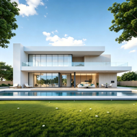 Maison préfabriquée, bâtiments modulaires en structure acier, villa pour complexe hôtelier, hôtel, maison d'hôtes, anti-sismique, résistant aux ouragans