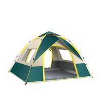 Tente de voyage automatique pour 3-4 personnes, simple ou double couche, camouflage patchwork, ouverture rapide, pour camping en extérieur - Vente en gros