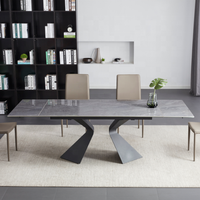 Table à manger moderne et simple de haute qualité en céramique