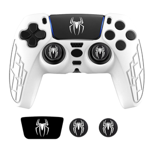 Cho ps5 điều khiển <span class=keywords><strong>Silicone</strong></span> Skin trường hợp chống trượt bìa cho PlayStation <span class=keywords><strong>5</strong></span> cho ps5 điều khiển phụ kiện trường hợp Sticker ngón tay cái Grips - Product Image 3