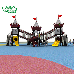 <span class=keywords><strong>Grand</strong></span> château filature tuyau toboggans parc extérieur équipement de jeux divertissement scolaire ensembles de jeux pour enfants - Product Image 2