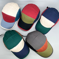 Gorra de Béisbol Deportiva con Logotipo Bordado Personalizado, 5 Paneles, para Hombre, Al Por Mayor, de Lona, Gorra Hip-Hop Original