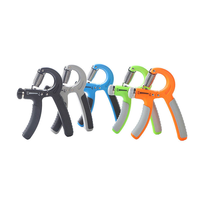 Fortalecedor de Agarre Ajustable, Agarraderas de Fitness Negras Personalizables de 5-60 KG, Ejercitador de Manos para Entrenamiento en Gimnasio