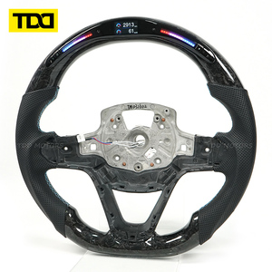 Volante Deportivo TDD de Fibra de Carbono con LED, Compatible con BMW I8, Estilo Clásico - Product Image 4