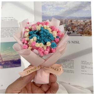 Bouquet de mini roses séchées éternelles pour mariage, Noël, Saint-Valentin, de haute qualité, écologique, romantique, bricolage artisanal - Product Image 5
