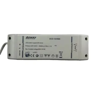 Constant Voltage Magnetic Dimmable 80w Led Power Supply 110v Ac 12v Transformer Led Driver