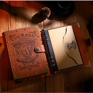 하이 퀄리티 새로운 릴리스 가죽 A5 노트북 잠금 걸쇠 연구 및 저널링 유럽 쓰기 선물 - Product Image 5