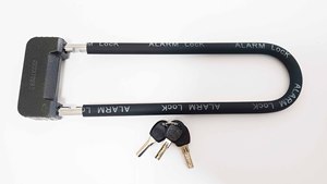 Elektrikli Araçlar için Motosiklet <span class=keywords><strong>Alarm</strong></span>ı Asma Kilidi U-Kilit ve Anahtarlı Büyük Cam Kapılar Akıllı <span class=keywords><strong>Alarm</strong></span> 37x11.5x3.5cm - Product Image 4