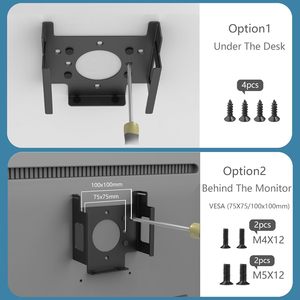 Soporte Metálico para Macbook Mini <span class=keywords><strong>M4</strong></span>/<span class=keywords><strong>M4</strong></span> <span class=keywords><strong>Pro</strong></span>, Compatible con Soporte EVSA para Instalación de Monitor - Product Image 3