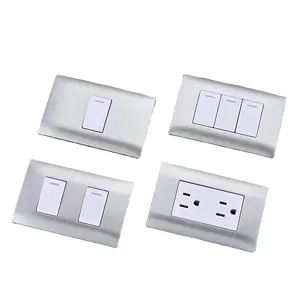 Interruptor eléctrico estándar Australiano para el hogar, pulsador de pared con interruptor usb