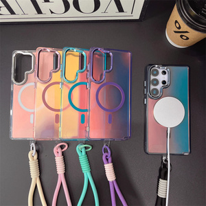 <span class=keywords><strong>2025</strong></span> Sản Phẩm Mới Trường Hợp Điện Thoại Từ Chống Sốc Cover Quay Lại Đối Với Samsung <span class=keywords><strong>Galaxy</strong></span> S25 S24 Cộng Với Trường Hợp Para Từ Tính Với Dây Đeo - Product Image 6