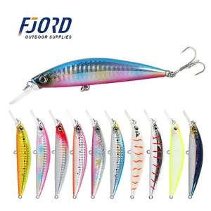 Fjord 90Mm 29G Chuyên Nghiệp Chìm Tốt Nhất Câu Cá Mồi Cứng Minnow Saltwater Câu Cá Lure Dài Đúc Cứng Mồi Cá Thu Hút