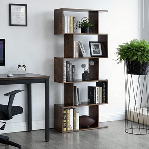 Estantería de <span class=keywords><strong>madera</strong></span> marrón, decoración rústica independiente - Product Image 2
