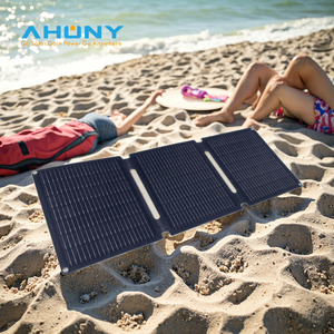 2Usb Ports 35w <span class=keywords><strong>Chargeur</strong></span> <span class=keywords><strong>Solaire</strong></span> (12V3A Max) Panneau <span class=keywords><strong>Solaire</strong></span> Portable Pliable pour Camping Étanche Compatible avec <span class=keywords><strong>iphone</strong></span> ipad Etc. - Product Image 5