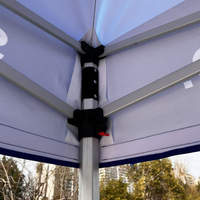Tente de réception personnalisée avec nappe 10x10FT, tente pop-up pour publicité extérieure, stand d'exposition, impression de logo, imperméable