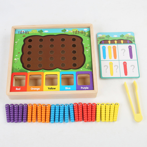 Juguetes Educativos Montessori para Preescolar: Clasificación <span class=keywords><strong>de</strong></span> Colores, Captura <span class=keywords><strong>de</strong></span> Insectos, Ejercicio <span class=keywords><strong>de</strong></span> Coordinación Mano-Ojo para Bebés - Product Image 3