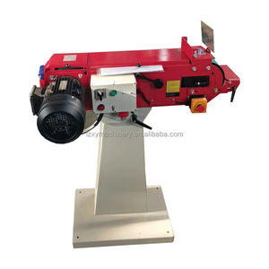 BS75-200 <span class=keywords><strong>ponceuse</strong></span> à bande électrique à double vitesse 75mm largeur moteur à prise puissante ébavurage ponçage métal acier aluminium meilleur prix - Product Image 1