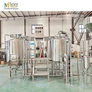 Equipo de Elaboración de <span class=keywords><strong>Cerveza</strong></span> MICET 300L 350L 400L, Microcervecería Eléctrica de 2 Recipientes, <span class=keywords><strong>Unidad</strong></span> de Maceración y Elaboración para Cervecerías y Salas de <span class=keywords><strong>Cerveza</strong></span> - Product Image 2