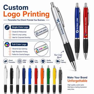 Stylo bille promotionnel personnalisé avec logo, stylo à clic en plastique, vente en gros, stylo publicitaire pas cher pour les entreprises, les hôtels, les écoles, la papeterie - Product Image 3