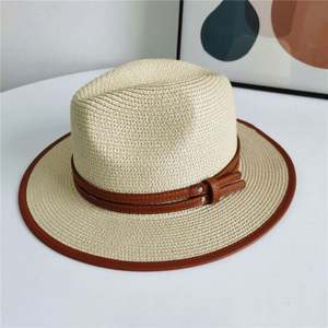Nouveau style 2023 : Chapeau Fedora en paille décontracté pour homme et femme, idéal pour la plage et la protection solaire estivale - Product Image 3