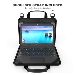 13-14 Inch Modern Work-Optimized <strong>Chromebook</strong> Laptop <strong>Case</strong> Lightweight Durable Waterproof EVA Hard <strong>Case</strong> with Pouch Shoulder Strap - Product Image 6