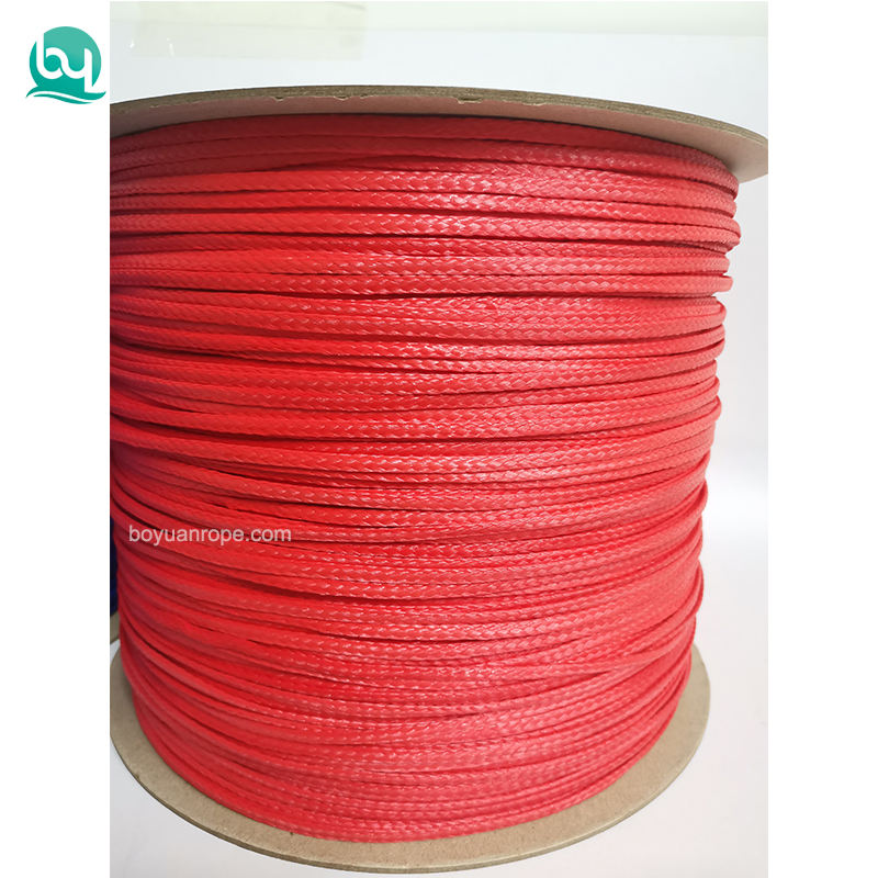 High Quality Uhmwpe Rope 1mm 2mm HMPE Stiff Single Braid Marine Rope ...