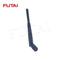 Antenne portable 2.4G 5.8G 3dBi en caoutchouc, connecteur SMA mâle à angle droit pour appareil IoT