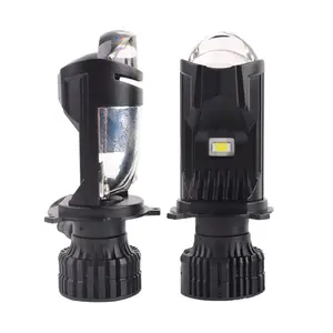 Mini Led Lenzen Auto Licht H4 Led Projector Lens 10000lm 60W 120W Led Koplamp Lamp Ip68 Waterdicht Bol Projector Lens