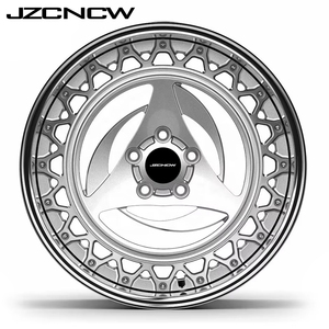 JZCNCW Nouvelles jantes forgées sur mesure 5x120 5x114.3 5x112 en alliage d'aluminium 17-26 pouces 2 pièces à rebord profond 40mm ET 22 - Product Image 2